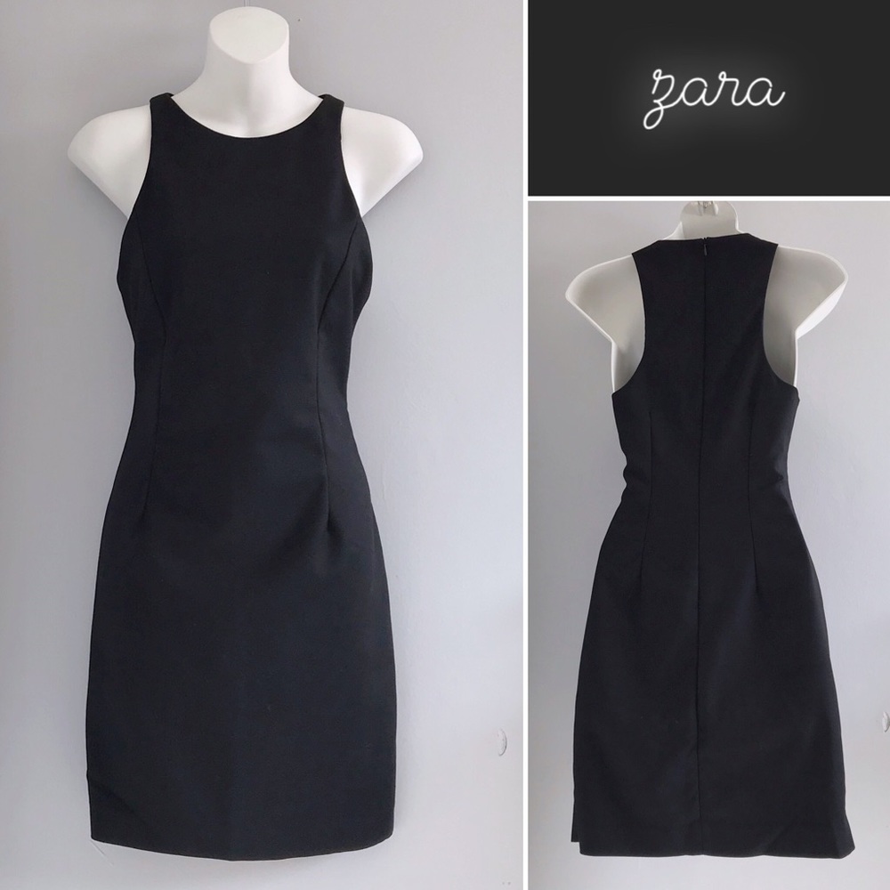Zara Black Sheath Dress